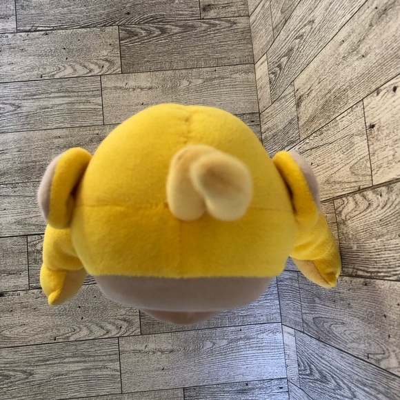 Eden - Vintage 1998 Teletubbies Laa Laa Yellow Plush Doll Flocked Face - Picture 6 of 9